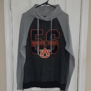 Stadium Athletics Auburn Tigers Gray and Black Unisex Hoodie